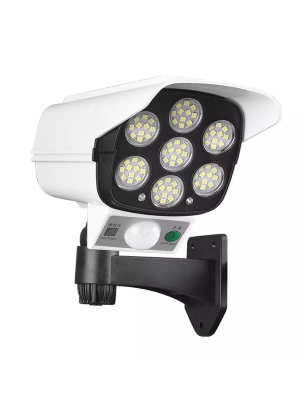 Lampa solara LED, cu senzor de miscare, tip camera de supraveghere
