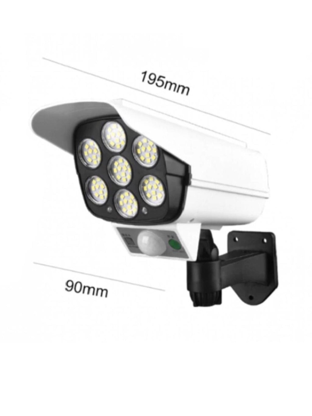Lampa solara LED, cu senzor de miscare, tip camera de supraveghere