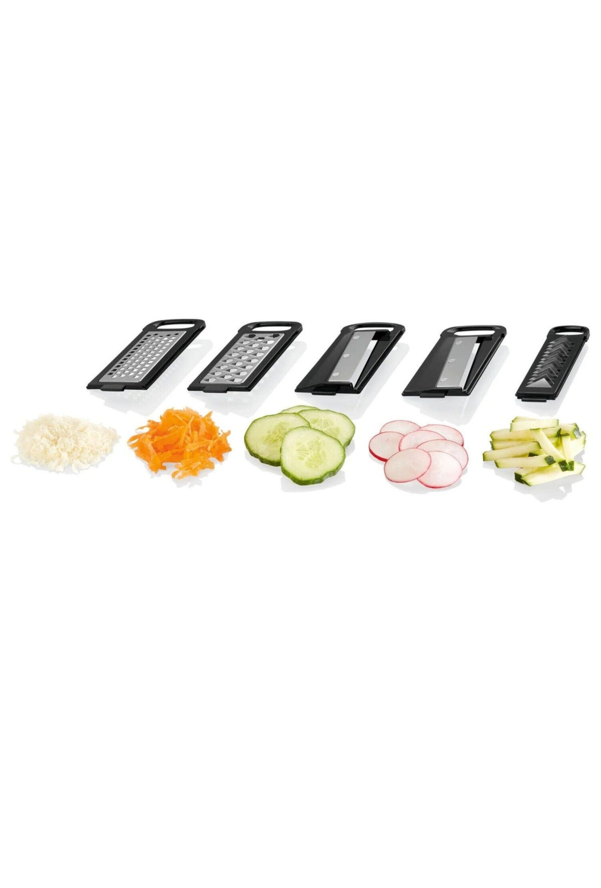 Razatoare multifunctionala Ernesto, 5 moduri de taiere, pentru legume, fructe