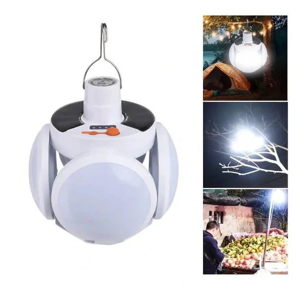 Lampa solara pentru fotbal, Mmgoqqt, iluminare de urgenta LED, control de la distanta, alb, dimensiune mare