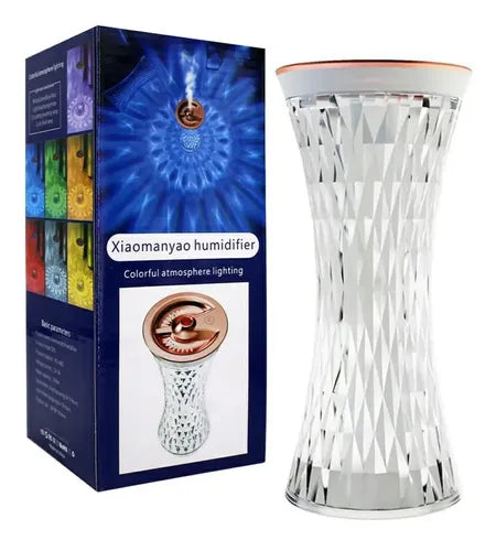 Umidificator BGHYHYHI, 270ml, lumina de noapte, transparent