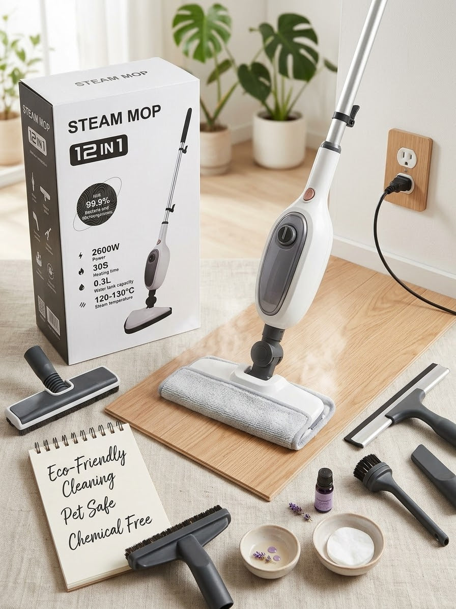 Mop de curatat cu aburi STEAM MOP 12IN1