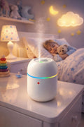 Difuzor aromaterapie 3-in-1 X5 - Silentios, Iluminare LED, Capacitate 220ml, Functie de umidificare, Difuzor uleiuri esentiale, Piese detasabile