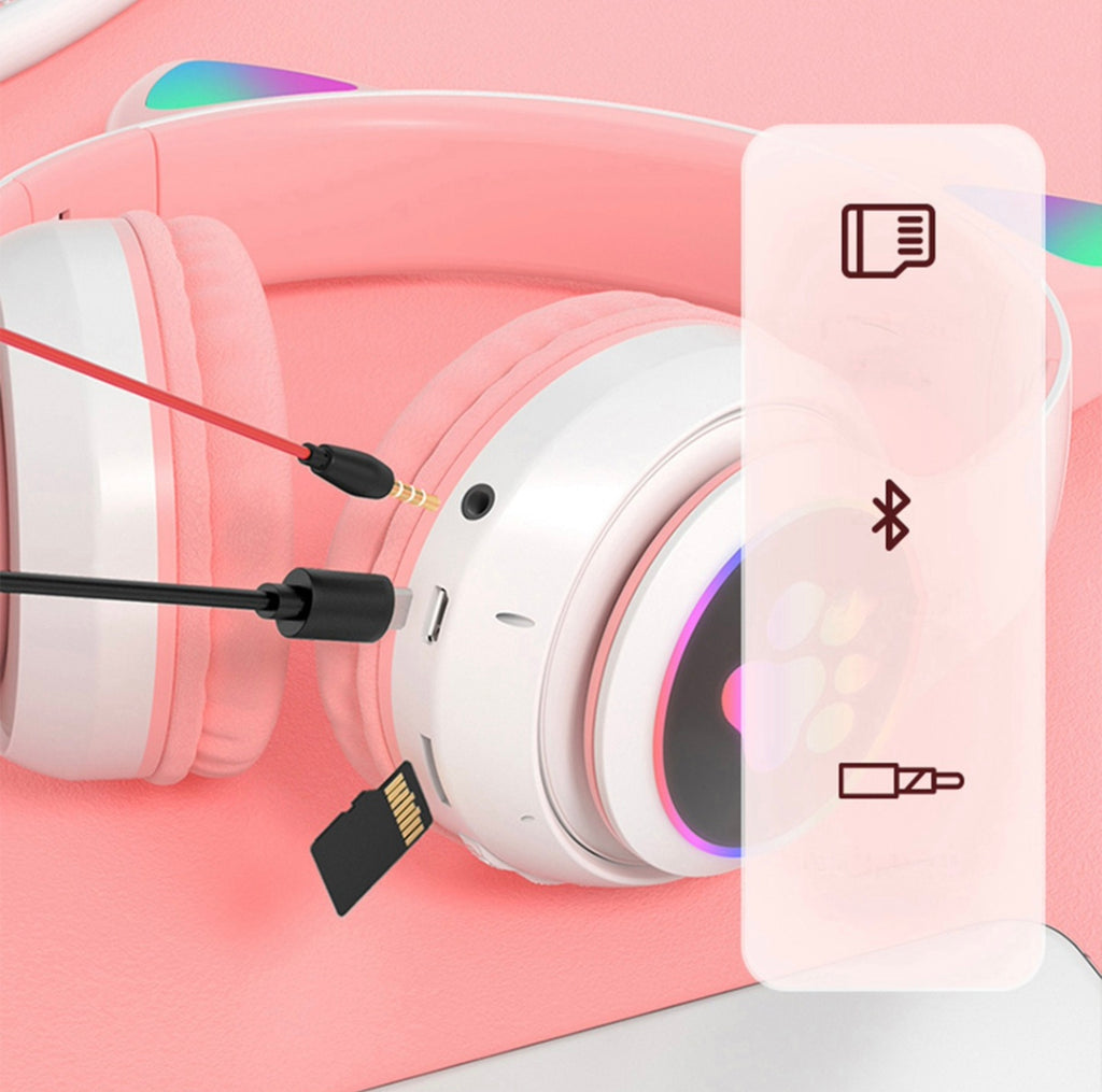 Casti Wireless Model Urechi de Pisica