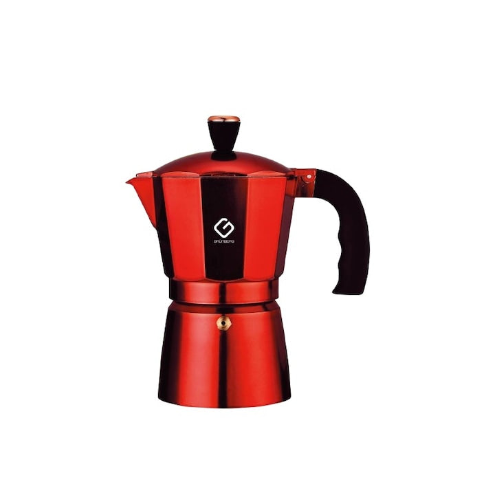 Espressor pentru aragaz din aluminiu Grunberg, capacitate 3 cesti