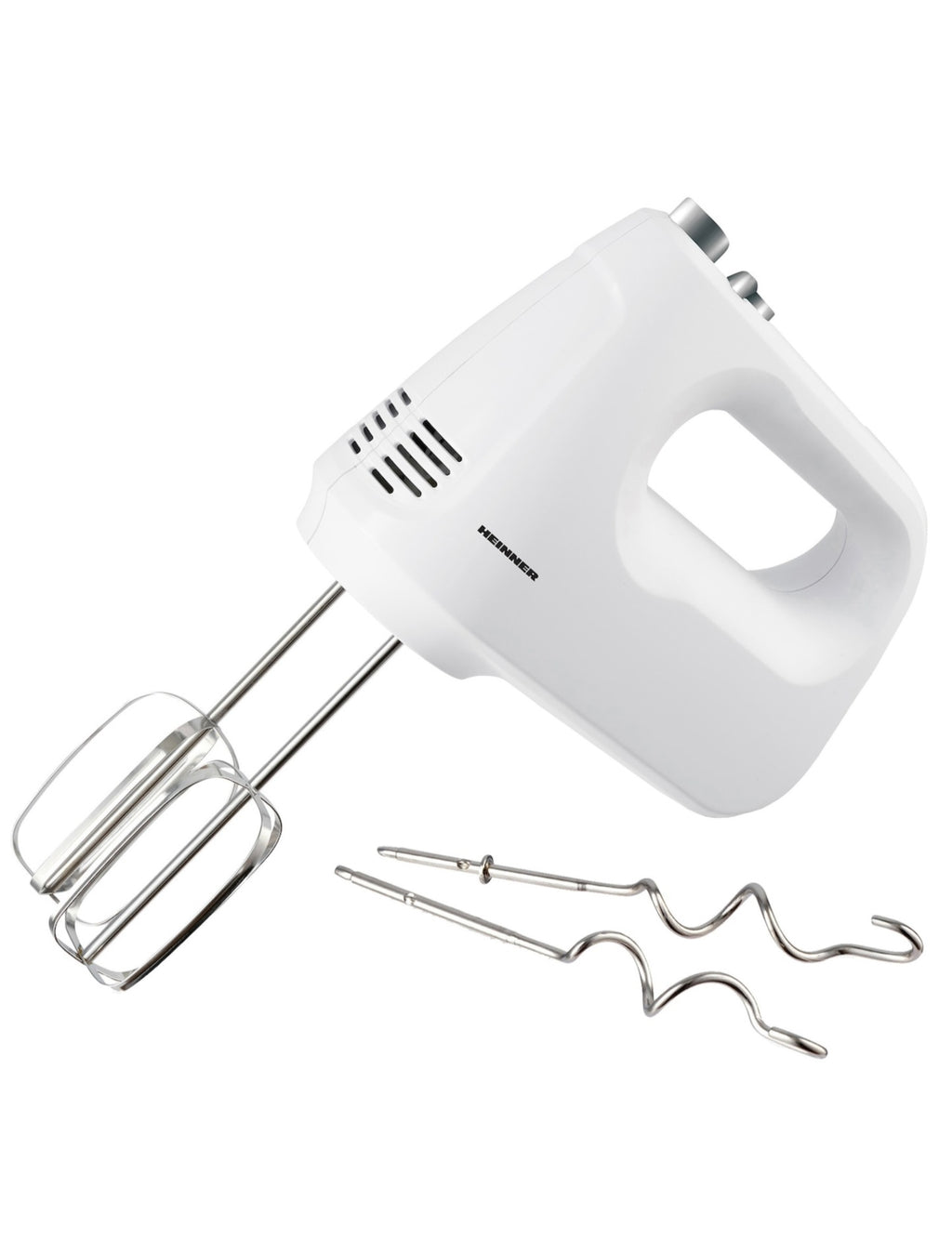 Mixer de mana Heinner White Blossom HM-250WHSL, 250W, 6 viteze + Turbo, Alb