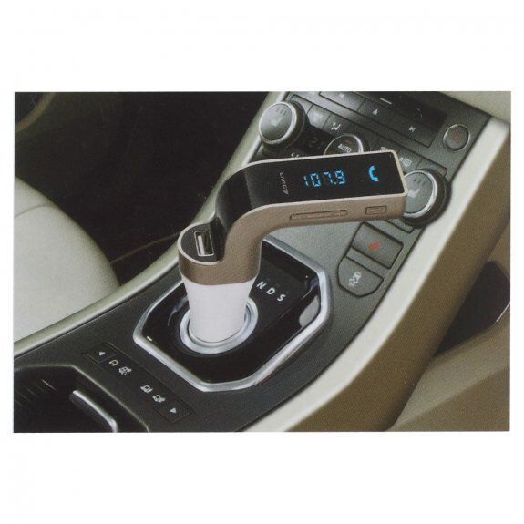 Modulator FM auto Bluetooth si Priza tripla USB