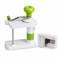 Masina manuala de tocat varza, din plastic alb, cutite metalice, robust si usor de utilizat