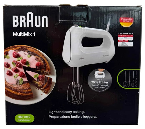 Braun MultiMix 1, Mixer manual, Weiß, 1,4 m, 400 W, 207 mm, 76 mm