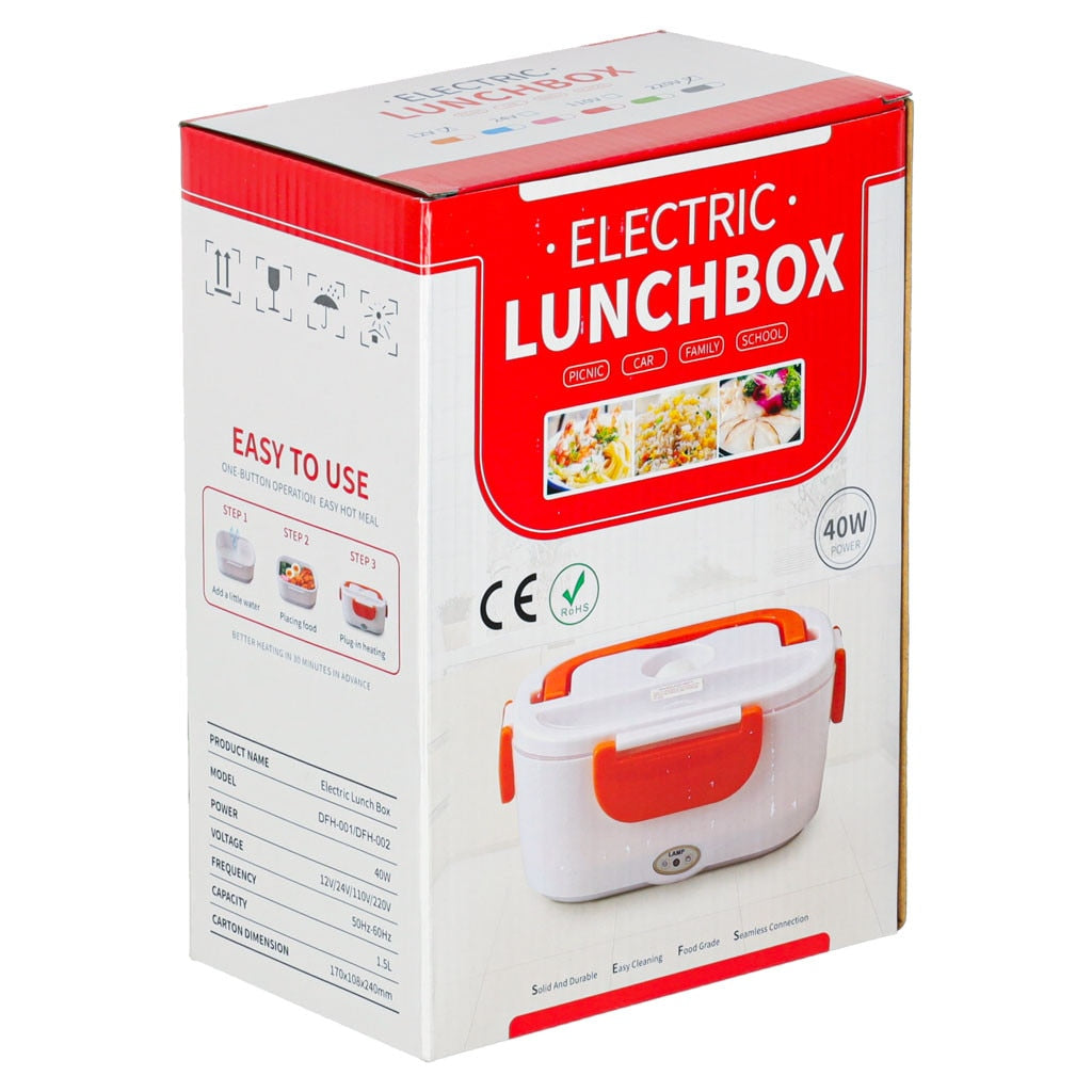 Cutie de pranz electrica, plastic, functie de incalzire, 1.5L