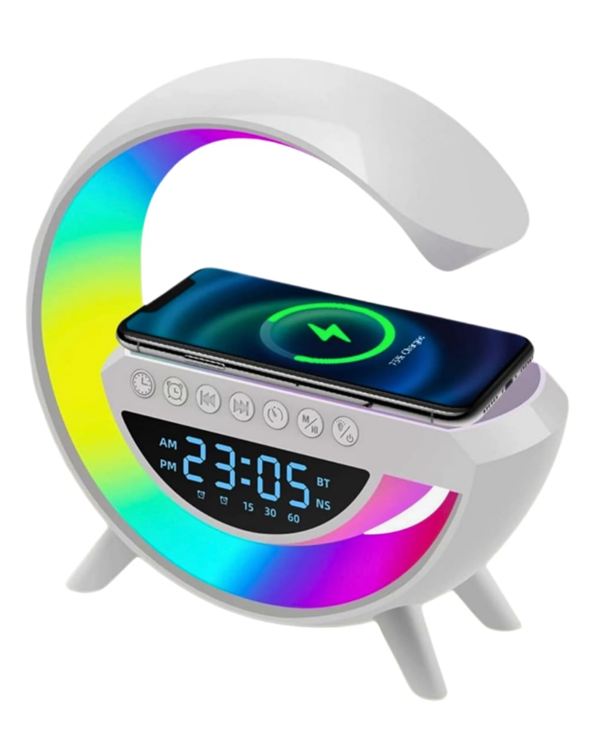 Boxa LED cu Incarcare Wireless