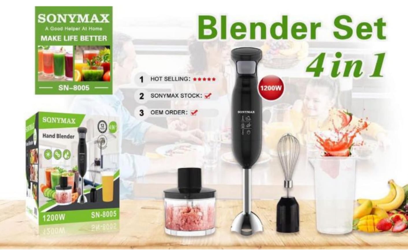 Blender Vertical 4 in 1