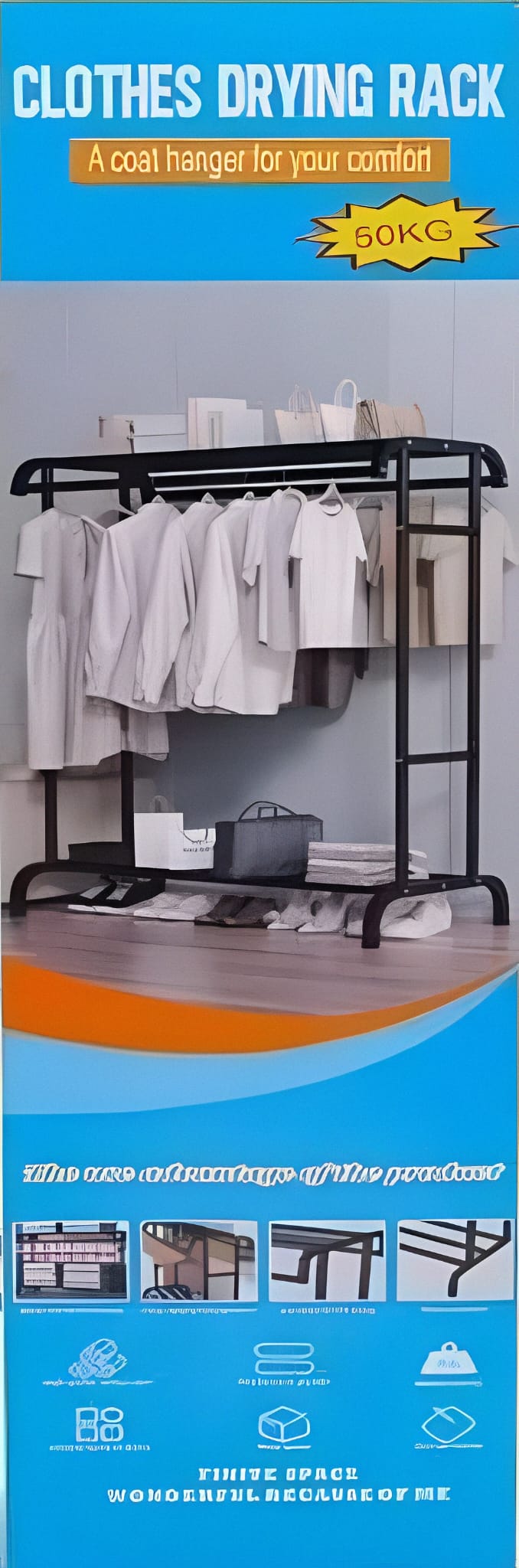 Suport Uscare Haine Metalic