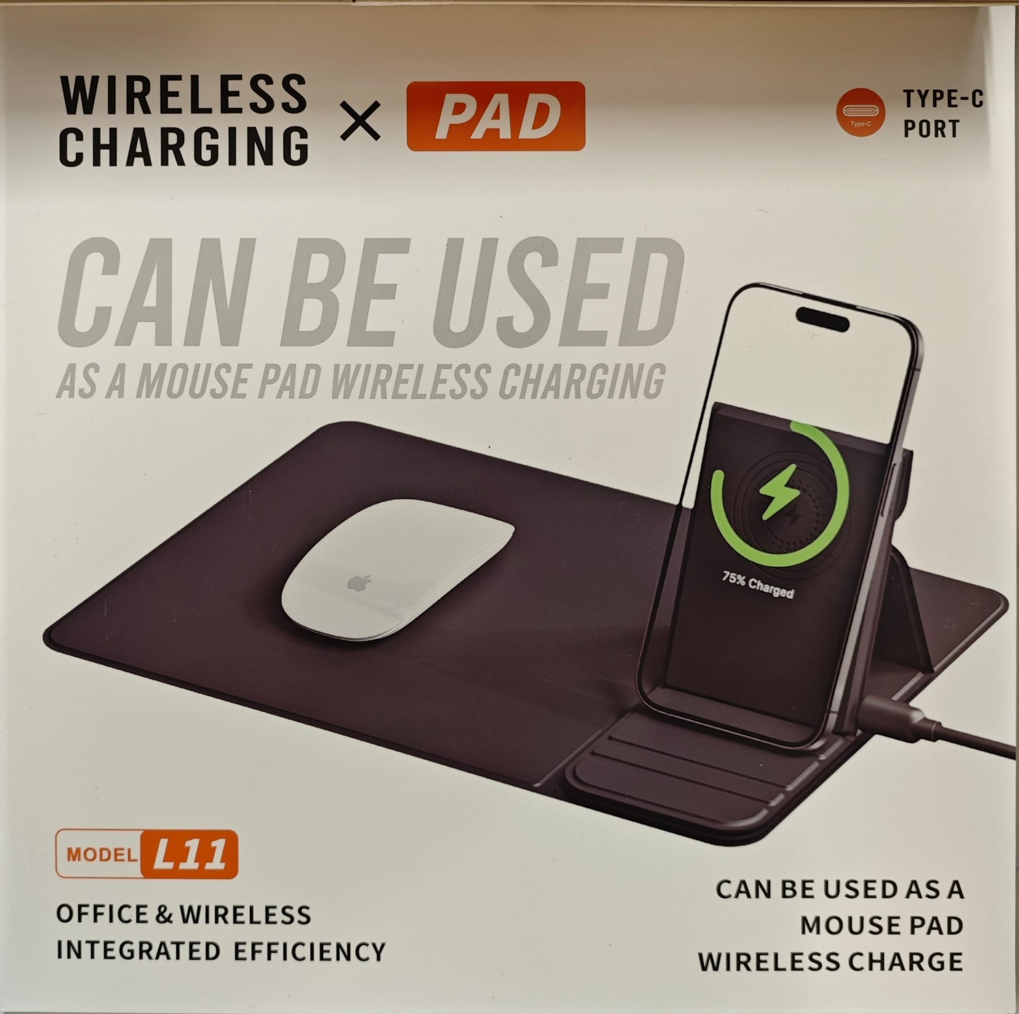 Mousepad Incarcare Wireless Type-C