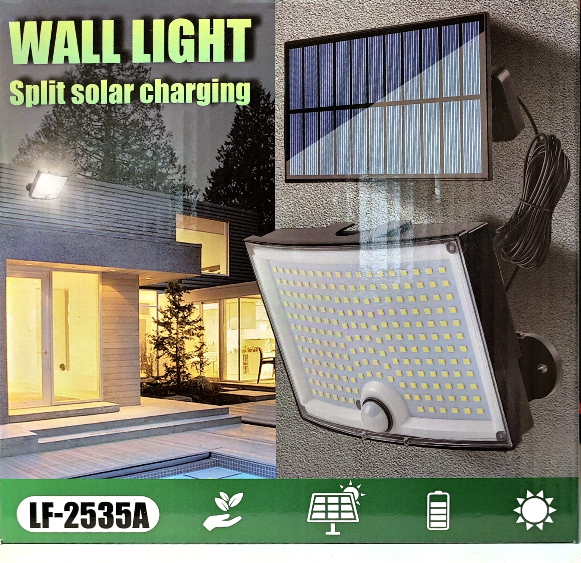 Lampa Solara Perete Panou Separat