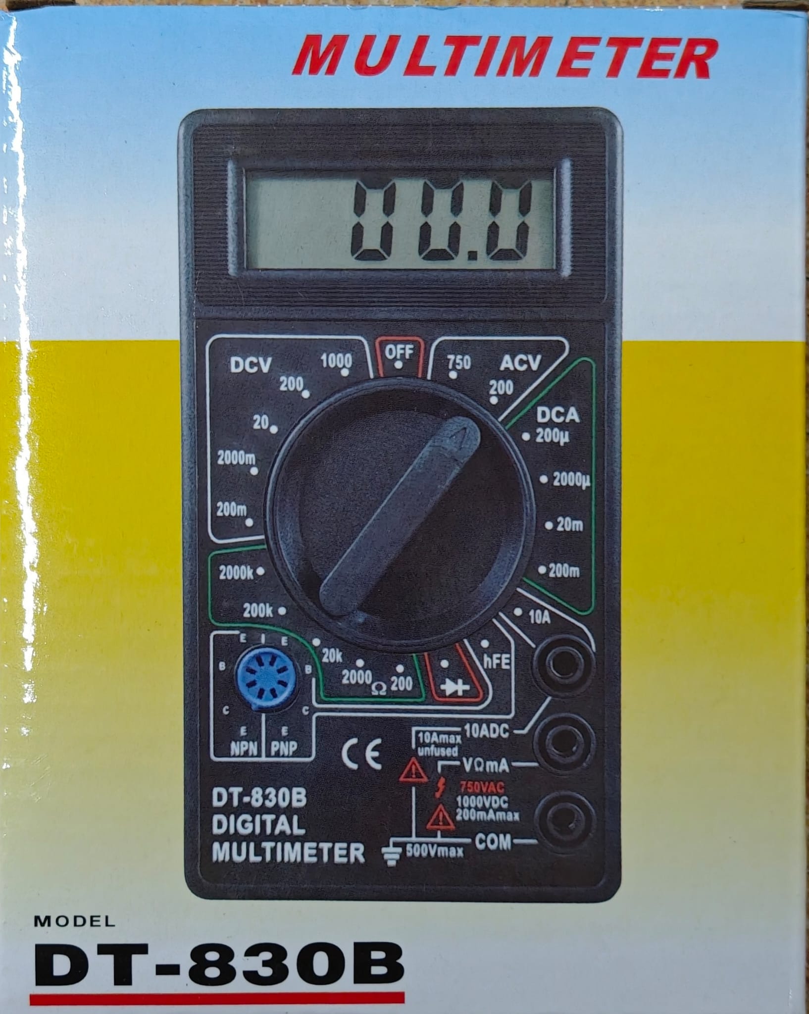 Multimetru Digital DT-830B V3