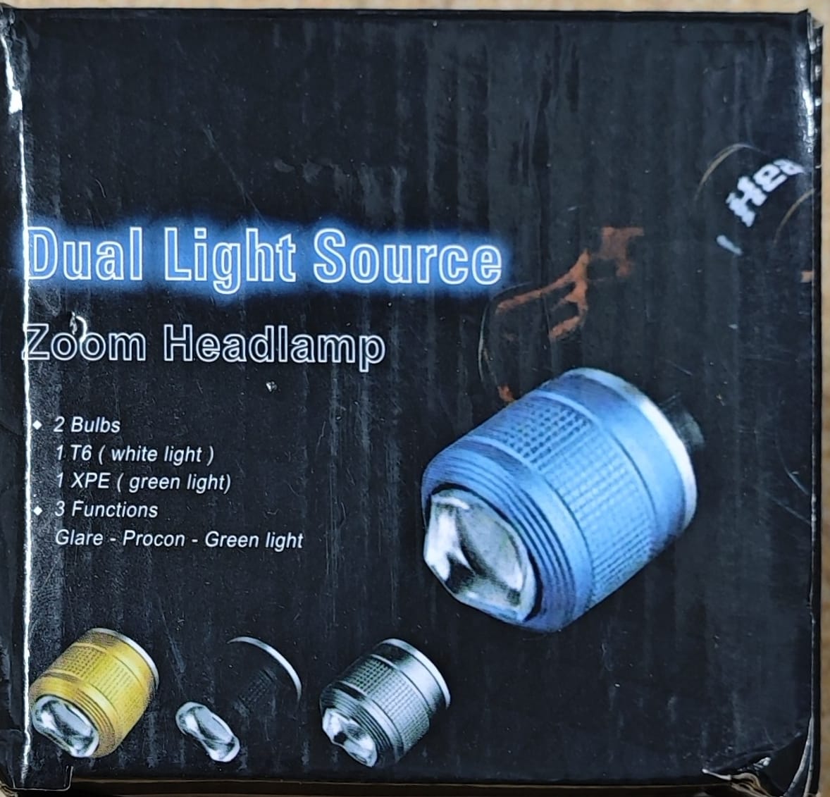 Lanterna Frontala LED cu Zoom